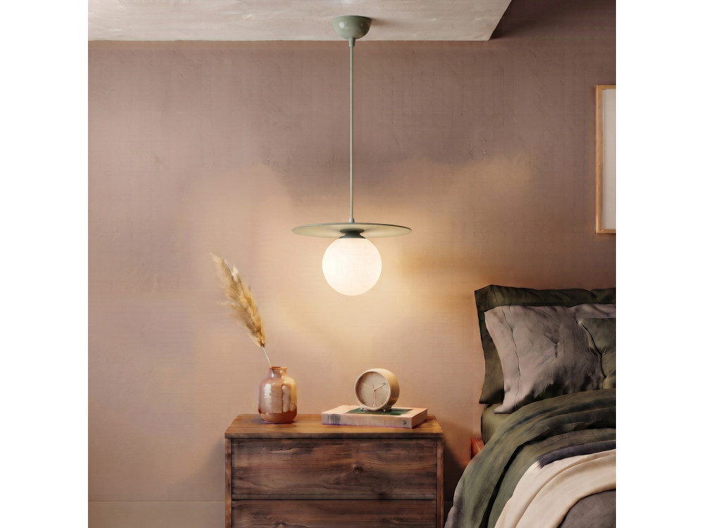 Metalen hanglamp "Vesper" - 40 x 40 cm - Groen