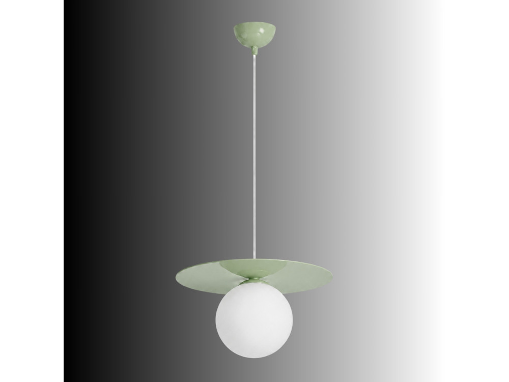Metalen hanglamp "Vesper" - 40 x 40 cm - Groen