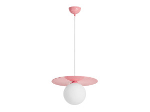 Metalen hanglamp "Vesper" - 40 x 40 cm - Roze
