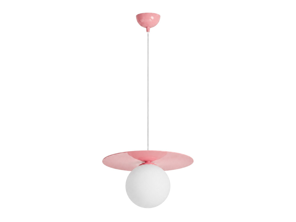 Metalen hanglamp "Vesper" - 40 x 40 cm - Roze