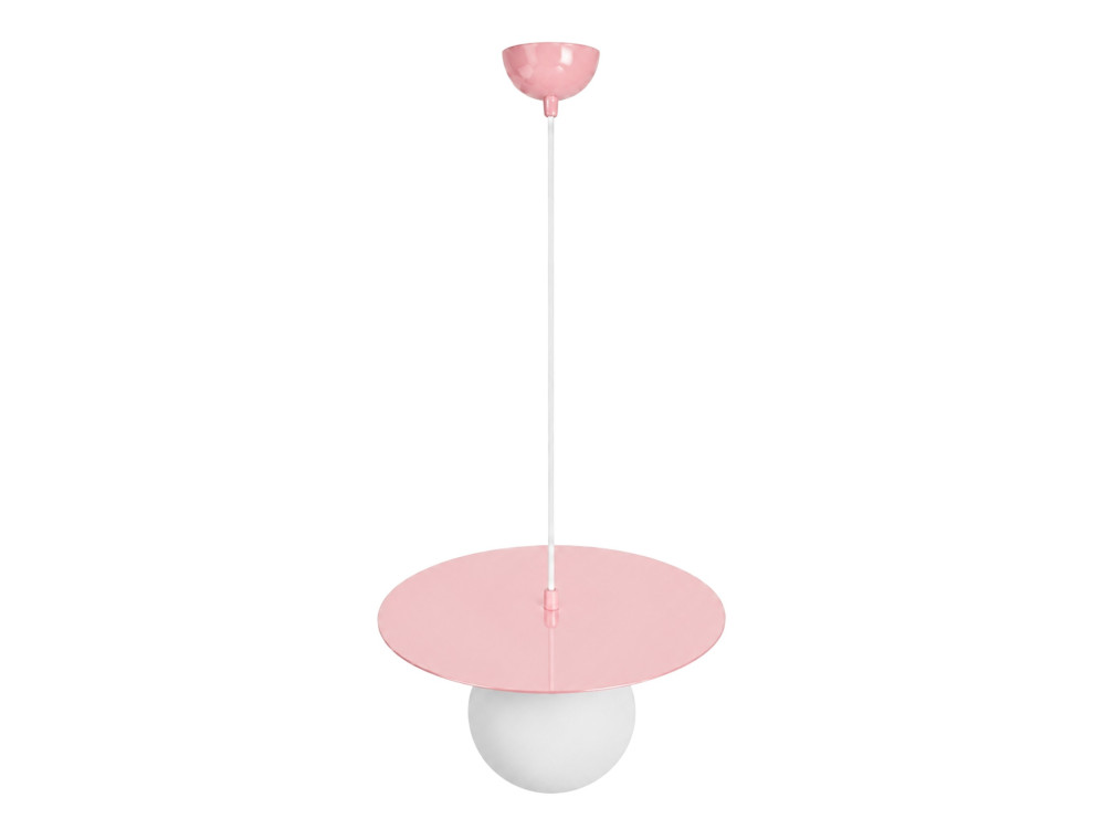 Metalen hanglamp "Vesper" - 40 x 40 cm - Roze