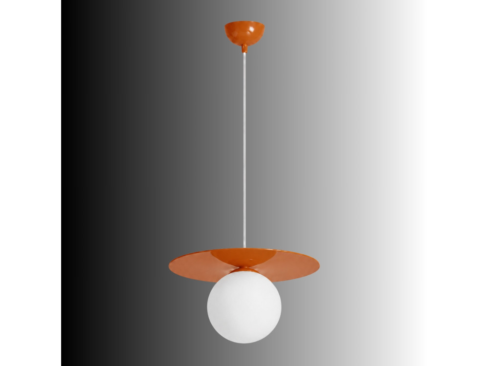 Metalen hanglamp "Vesper" - 40 x 40 cm - Oranje