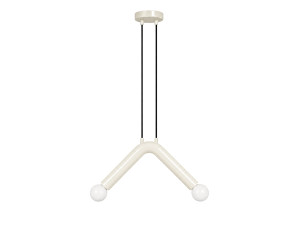 Metalen hanglamp "Balance" - 33 x 15 cm - Wit