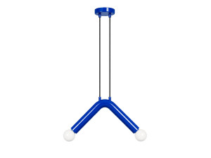 Metalen hanglamp "Balance" - 33 x 15 cm - Blauw