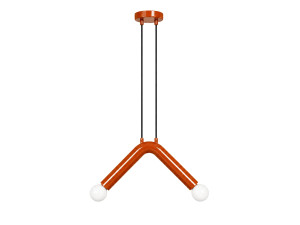Metalen hanglamp "Balance" - 33 x 15 cm - Oranje