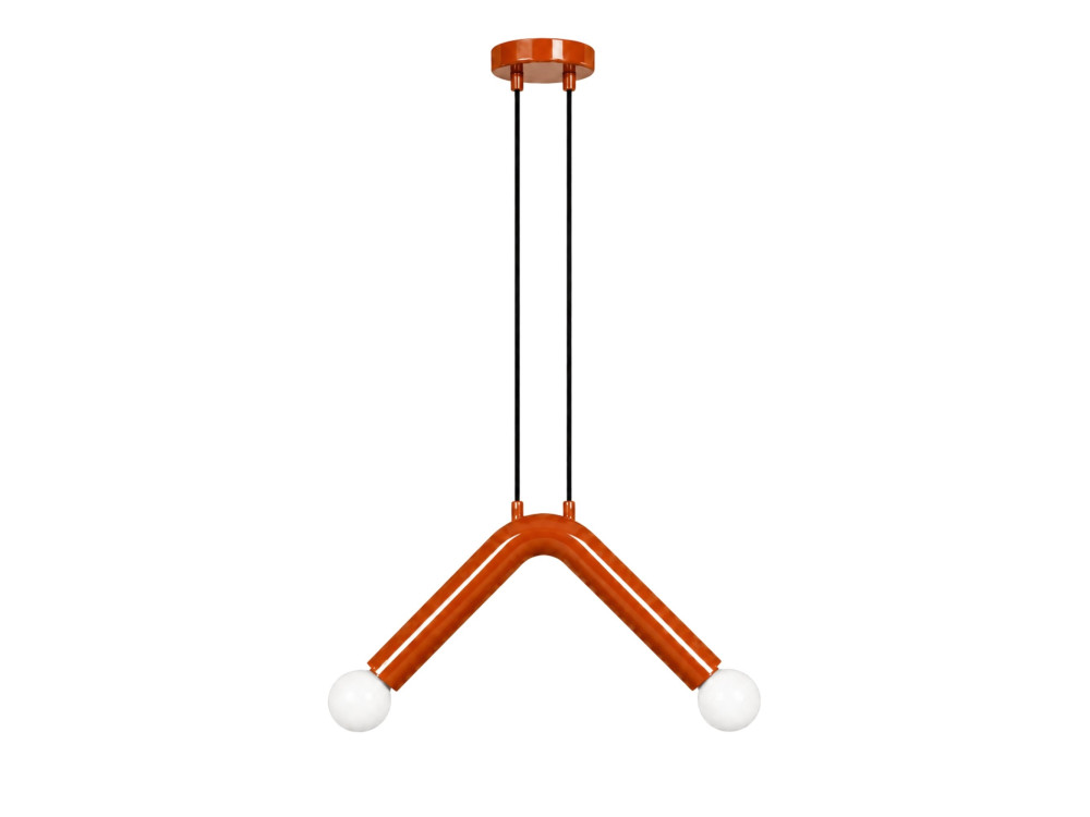 Metalen hanglamp "Balance" - 33 x 15 cm - Oranje