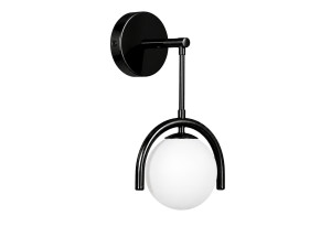 Metalen wandlamp "GEDIK-20445" - 20 x 20 cm - Zwart