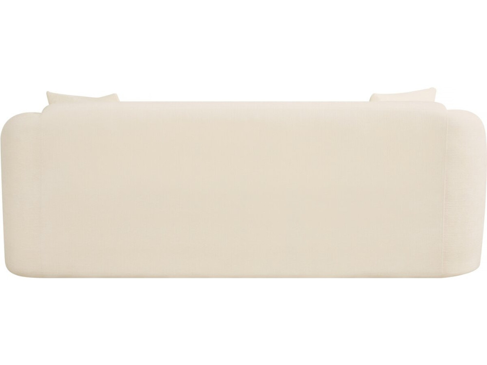 Vaste rechte bank in stof "Ondine" - 3-zits - Beige