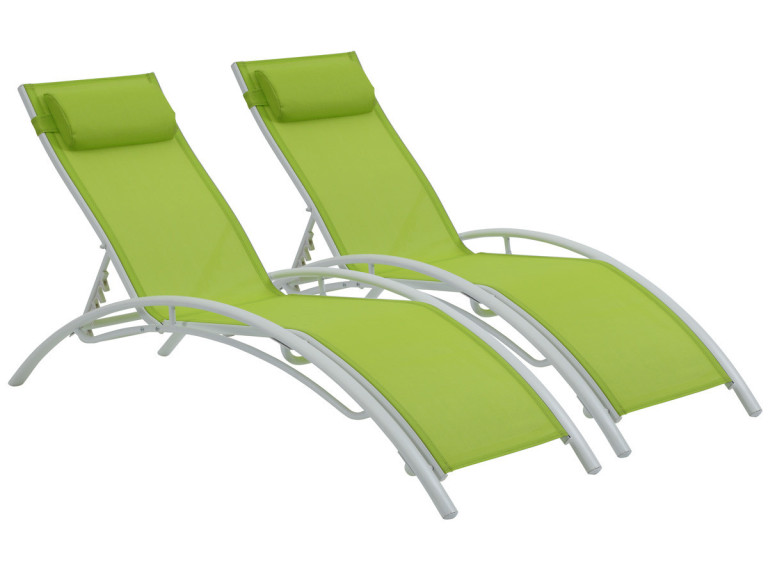 Aluminium ligbed "Beauty" - Phoenix - Groen - Verkocht door 2