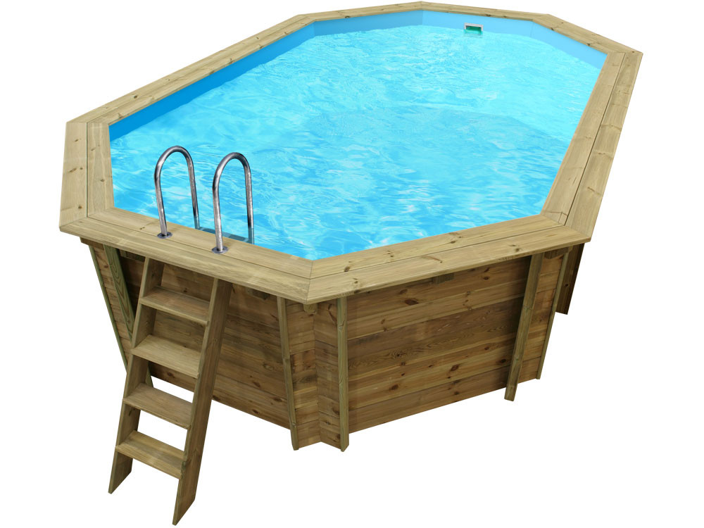 Houten zwembad "Cordoue" - 348 x 215 x 118 cm
