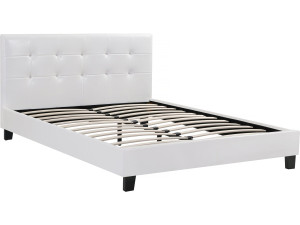 Tweepersoonsbed bed "Julia" - 140 x 190 cm - Wit