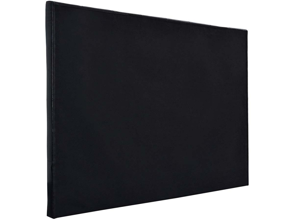 Hoofdbord bed gecapitonneerd "Déco" - 169 cm - Zwart - PVC