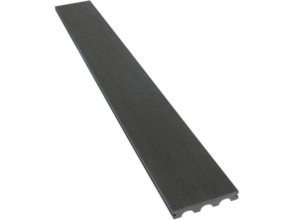 Pak 5 m² - Vlonderplanken composiet massief - Grijs Donkergrijs