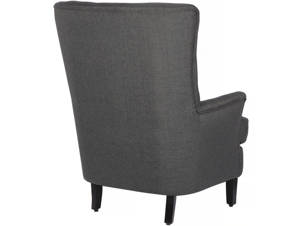 Stoel fauteuil "Arhus" - 1 zits - Grijs Donkergrijs