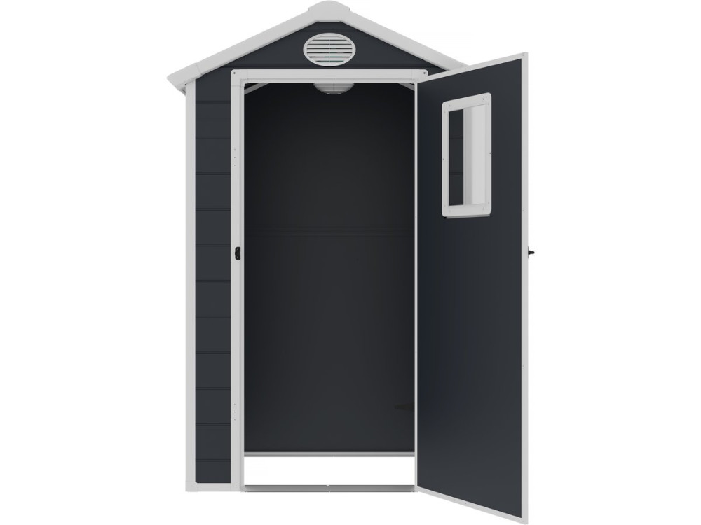 Tuinhuisje resin "Texas" - inclusief verankeringsset - 1.34 m² - Antraciet