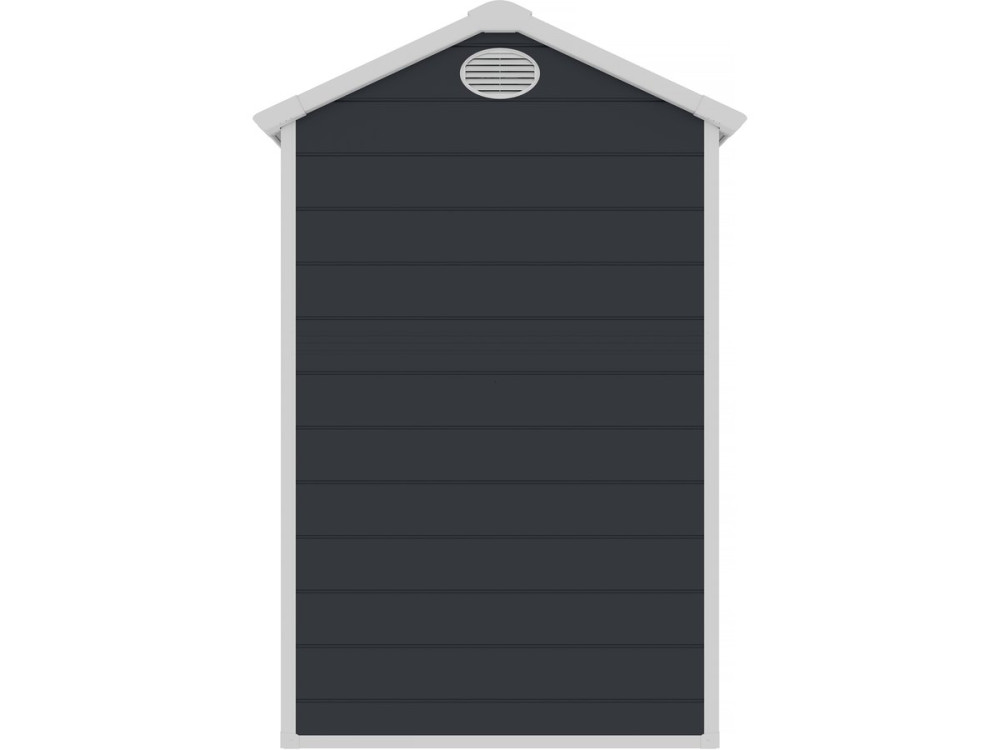 Tuinhuisje resin "Texas" - inclusief verankeringsset - 1.34 m² - Antraciet