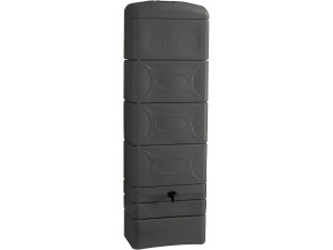 Regenton waterreservoir muur 300 liter met gootaansluiting "Malang"  - Grijs