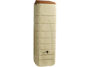 Regenton waterreservoir water opslag "Pateya" - 650 liter - Beige - lichtbruin