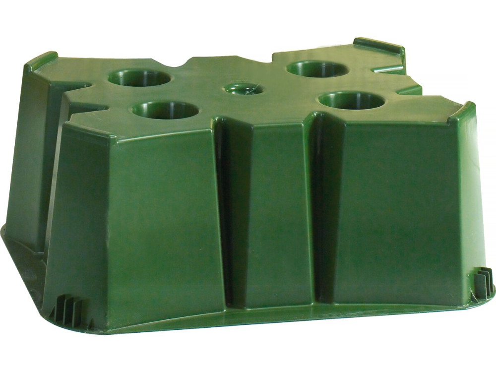 Voet voor regenton waterreservoir water opslag 500 liter - 75 x 60 x 30 cm - Groen