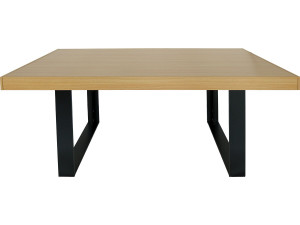 Eettafel keukentafel "Eloise" - 200 x 90 x 80 cm - Bruin - kastanjebruin