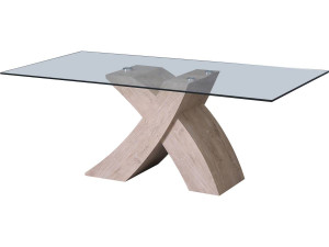 Eettafel "Mona" - 200 x 90 x 74 cm - eik