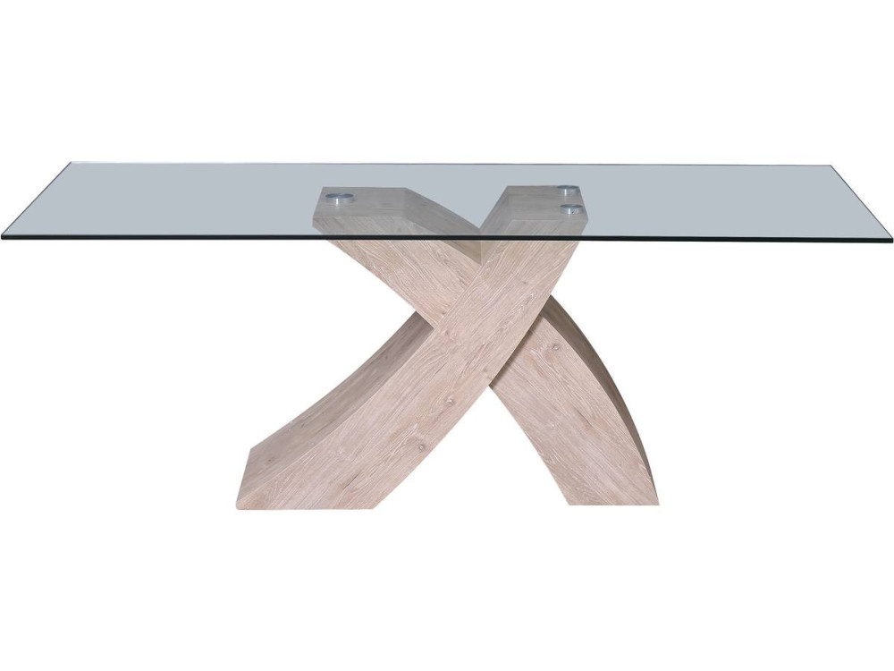 Eettafel "Mona" - 200 x 90 x 74 cm - eik