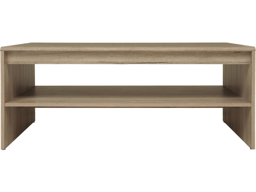 Salontafel rechthoekig "Elpasso" - 65 x 46,5 x 110 cm - Eiken San Remo licht