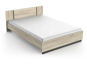 Watson Houten Tweepersoonsbed - 140 x 200 cm - Bruin