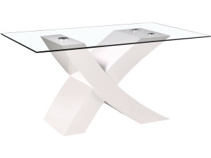 Eettafel "Mona" - 150 x 90 x 74 cm - Wit