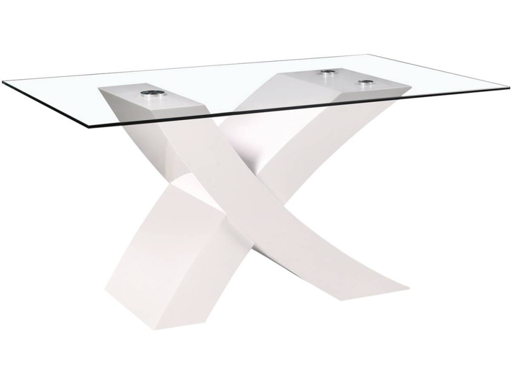 Eettafel "Mona" - 150 x 90 x 74 cm - Wit