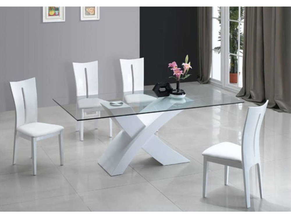 Eettafel "Mona" - 150 x 90 x 74 cm - Wit