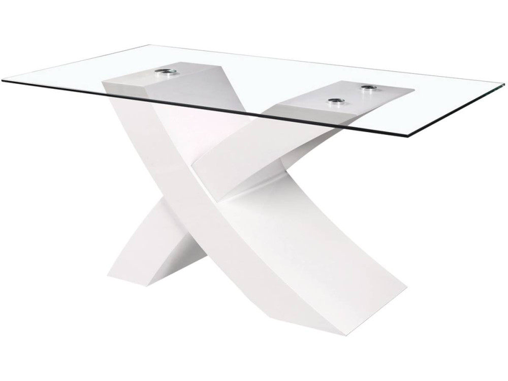 Eettafel "Mona" - 150 x 90 x 74 cm - Wit