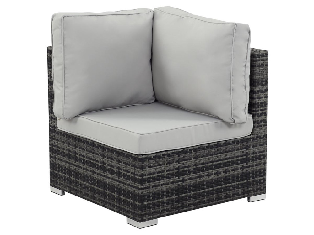Tuin loungeset 2-delig "Ibiza" - Florida - Grijs