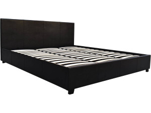 Tweepersoonsbed met ladekast "Carla" - 180 x 200 - Zwart