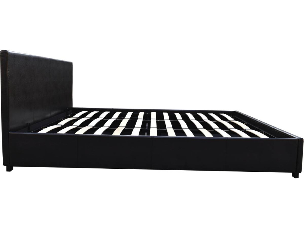 Tweepersoonsbed met ladekast "Carla" - 180 x 200 - Zwart