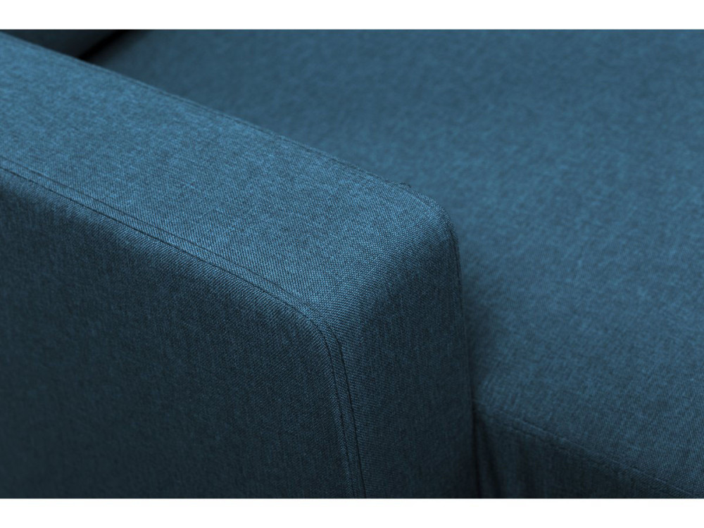 Hoekbank omkeerbaar in stof "Gabby" - 3 plaatsen - Blauw