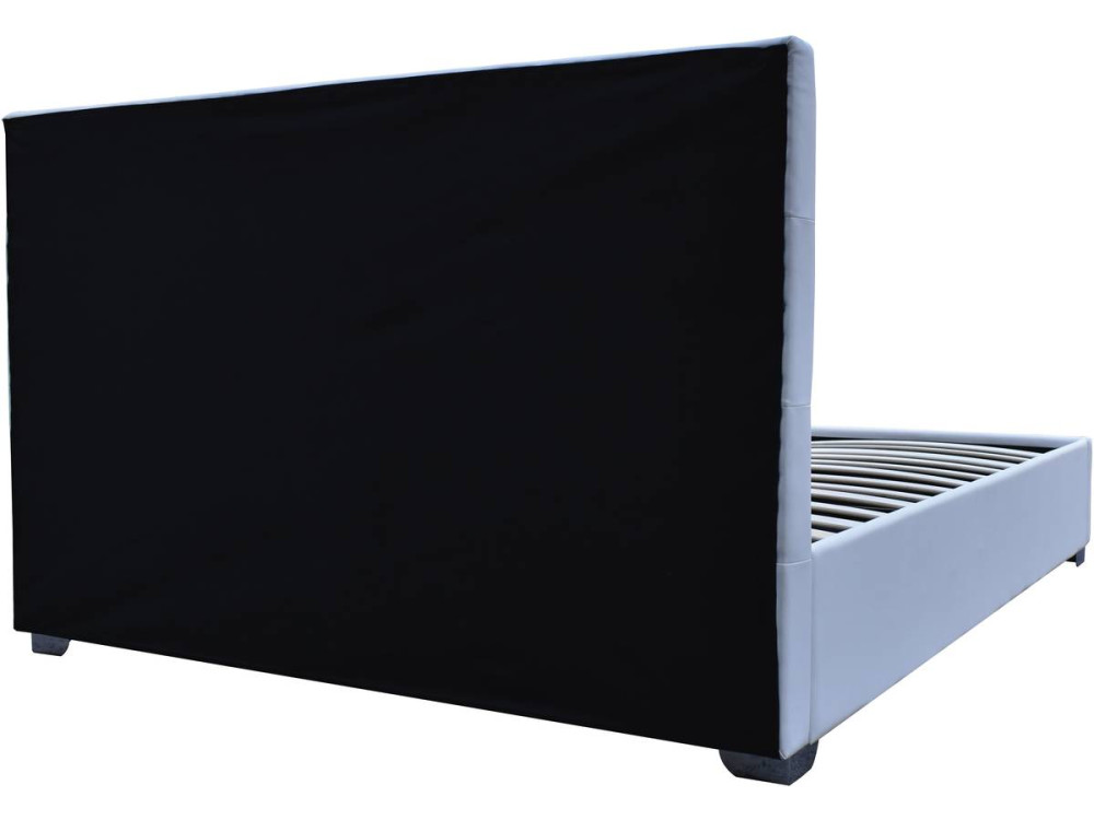 Tweepersoonsbed met opbergruimte "Tino" - 180 x 200 cm - Wit