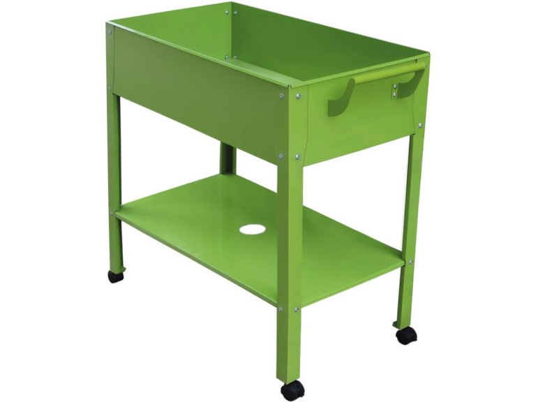 Tuintafel oppottafel "Hibiscus" - 82 x 43 x 83 cm - Groen