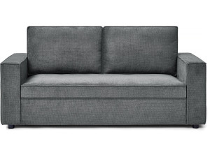 "Clara" express stoffen slaapbank - 185 x 90 x 88 cm - Grijs