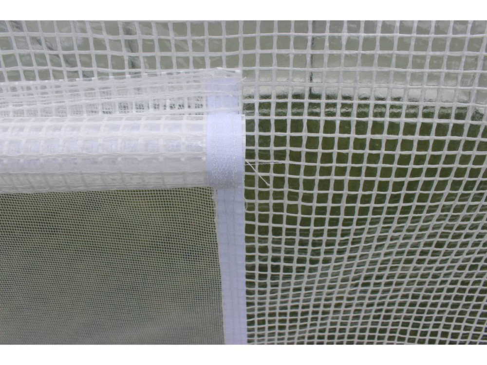 Tuintunnelkas met "Mimosa" deur - 180 g / m² - 24 m² - 8 x 3 x 2 m