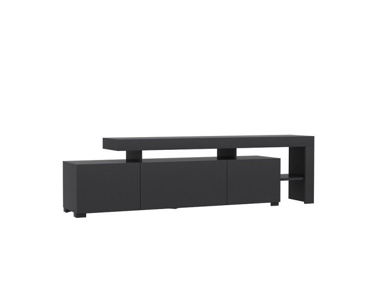 Houten TV-meubel "Beliz" - 192 x 37 x 53 cm - Antraciet