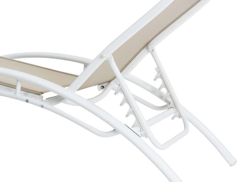 Aluminium ligbed "Beauty" - Phoenix - Beige - Set van 2