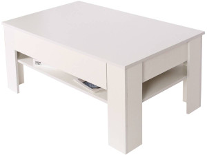 Salontafel met lade rechthoekig "Joy" - Wit