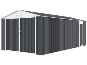 Metalen garage "Houston" 18,56m² - Antraciet