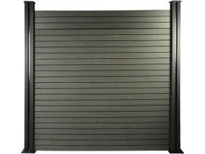 Schuttingplanken set 6 planken voor composiet schutting - Lengte 160 cm x breedte 25,8 cm x dikte 2 cm - Leisteen