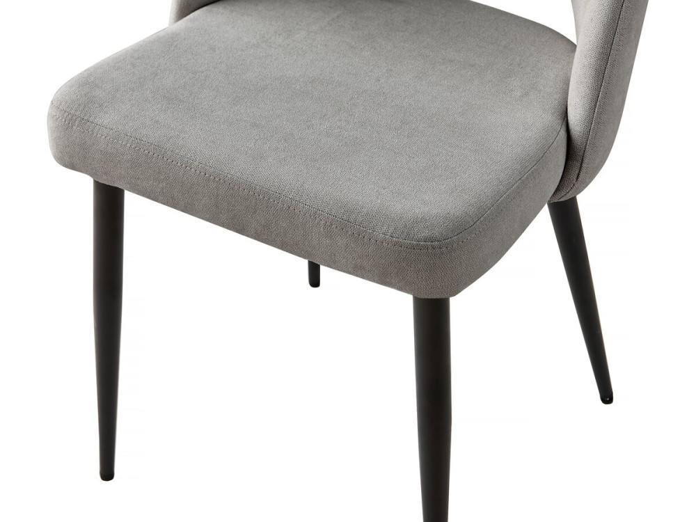Stoel set 2 stuks eetkamerstoelen "Alma" - Grijs
