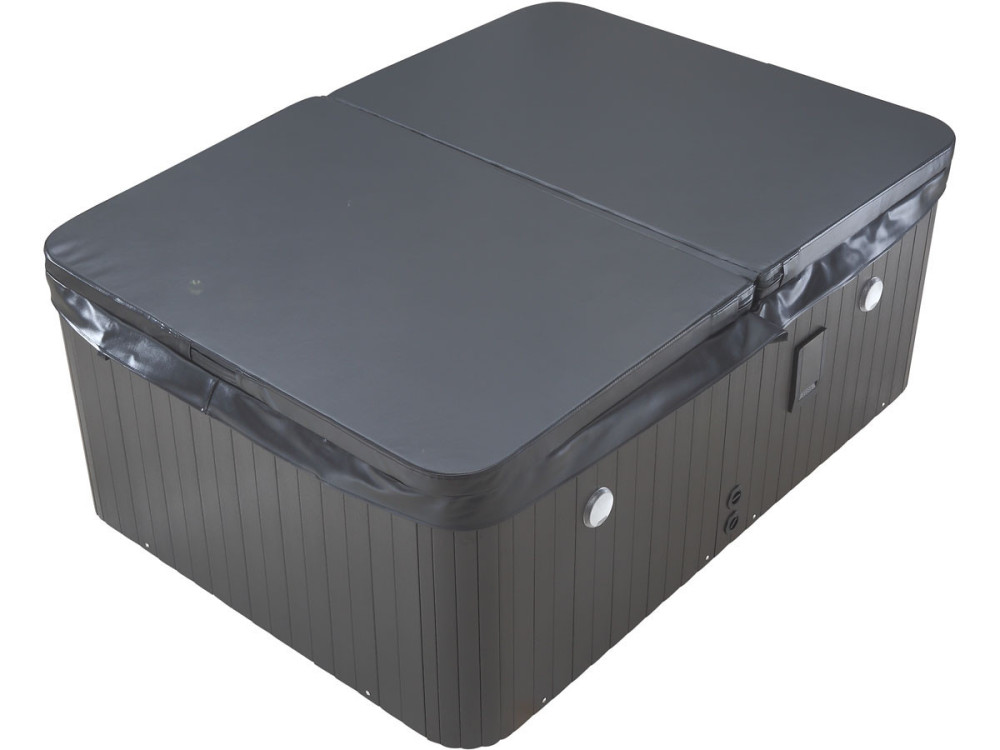 Jacuzzi spa 4 zits met led "Haïti" - Geïntegreerde bluetooth speakers - Grijs