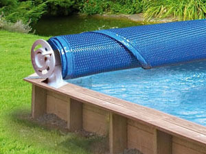 Oprolbare zomerafdekking voor bovengronds zwembad