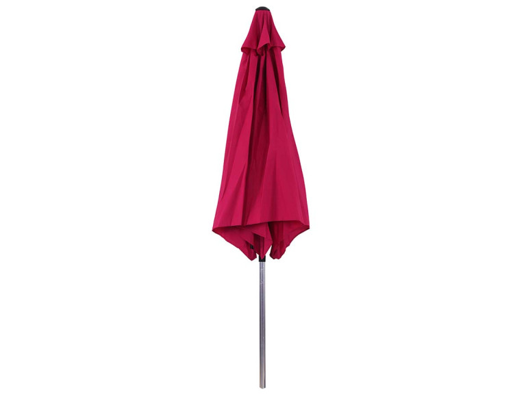 Parasol rechte tuin Alu "Sol" - Rond - Ø 3m - Roze