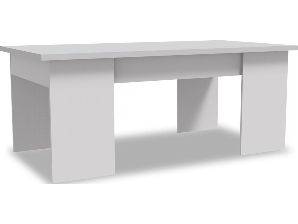 Salontafel "Diana" - 102 x 50 x 43 cm - Wit